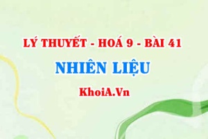 Nhiên liệu là gì? Nhiên liệu được phân loại như thế nào? cách sử dụng nhiên liệu hiểu quả - Hoá 9 bài 41